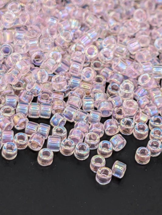 Miyuki Delica Beads – Soft Pink Crystal Seed Bead Tubes for Jewelry Making