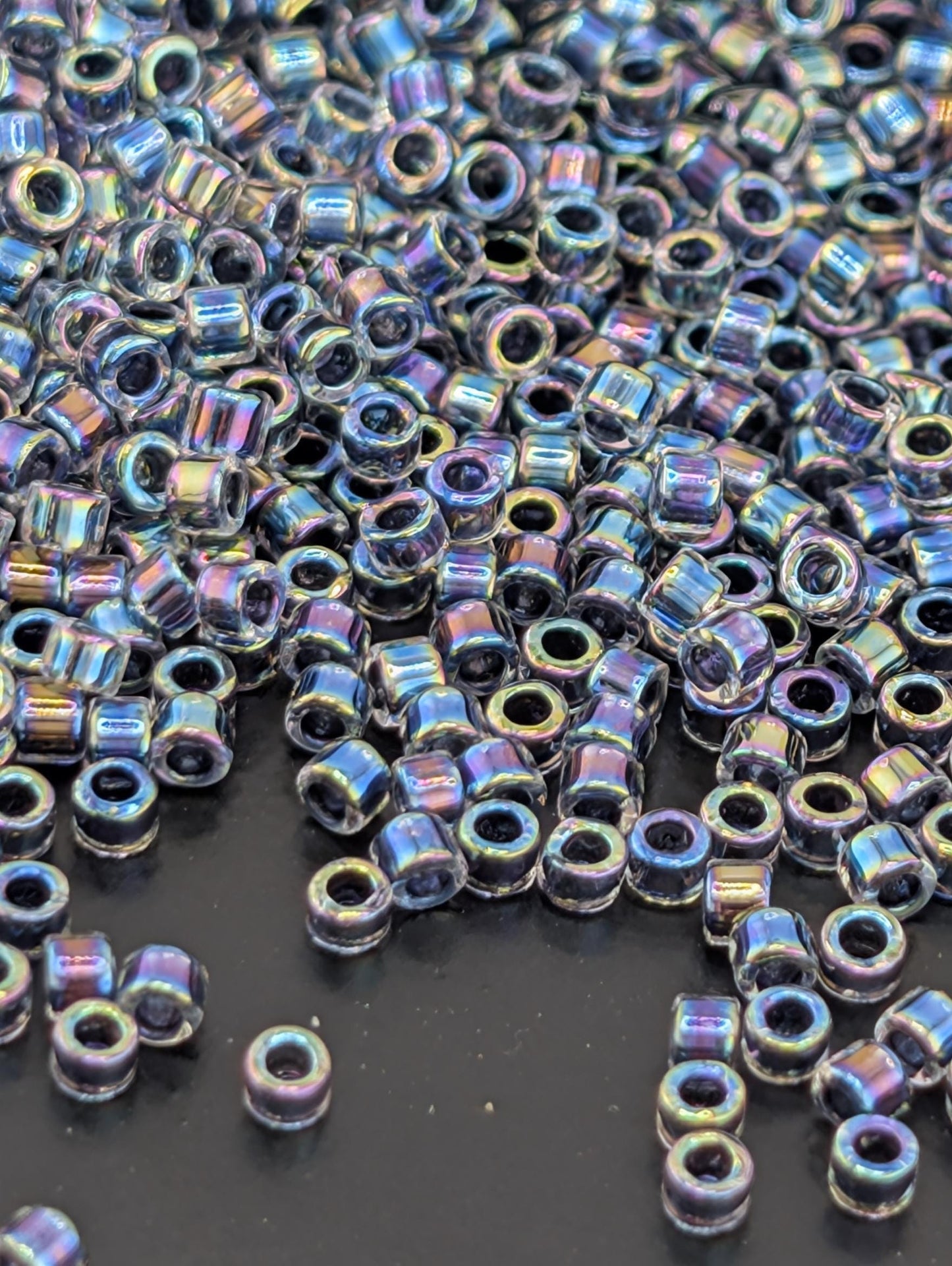 Miyuki Delica Beads – Premium Crystal Steel Finish Seed Bead Tubes for Jewelry Making