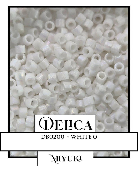 Miyuki Delica Beads – Opaque White Seed Beads Size 11 for Jewelry Making