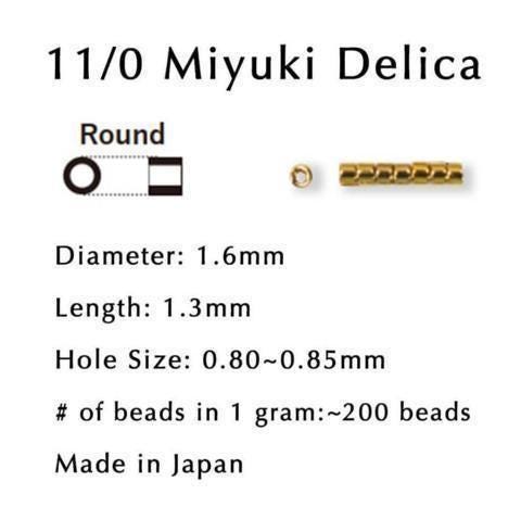 Miyuki Delica Beads - 11/0 Seed Bead Supply | Adobe Sand Opaque Matte Glazed Rainbow
