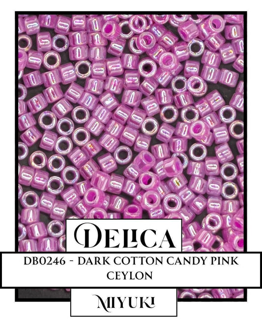 Miyuki Delica Beads – Japanese Glass Seed Beads Size 11 | Resealable Mylar Bag
