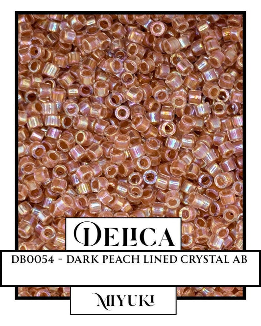 Miyuki Delica Beads - Size 11/0 Crystal Peachy Gold ICL, 7 Gram Package