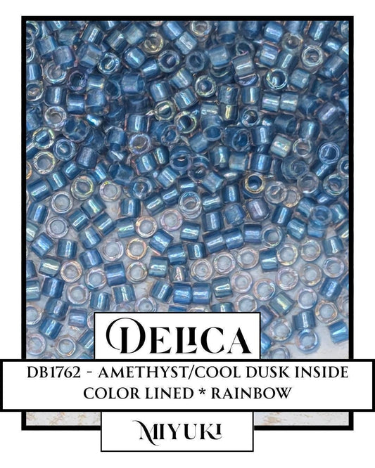 Miyuki Delica Beads 11/0 Amethyst Cool Dusk ICL* R - Genuine Japanese Seed Beads