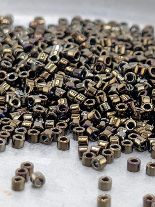 Miyuki Delica Beads - Premium Bronze Seed Beads Tubes for Jewelry Making