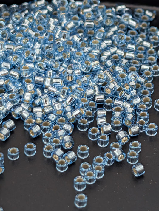 Miyuki Delica Beads – Blue Topaz Glass Seed Beads | Premium Crafting Tubes