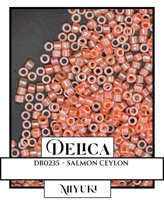 Miyuki Delica Beads Size 11/0 – Japanese Glass Seed Beads, 7g Resealable Bag
