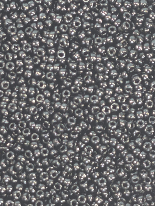 Miyuki Rocaille Beads 8/0 - Black Opaque Glass Seed Beads 20g for Jewelry Making