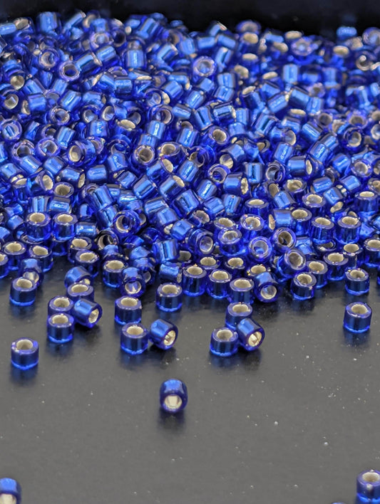 Miyuki Seed Beads – Cobalt Blue Delica 11/0 Glass Beads for Jewelry Craft