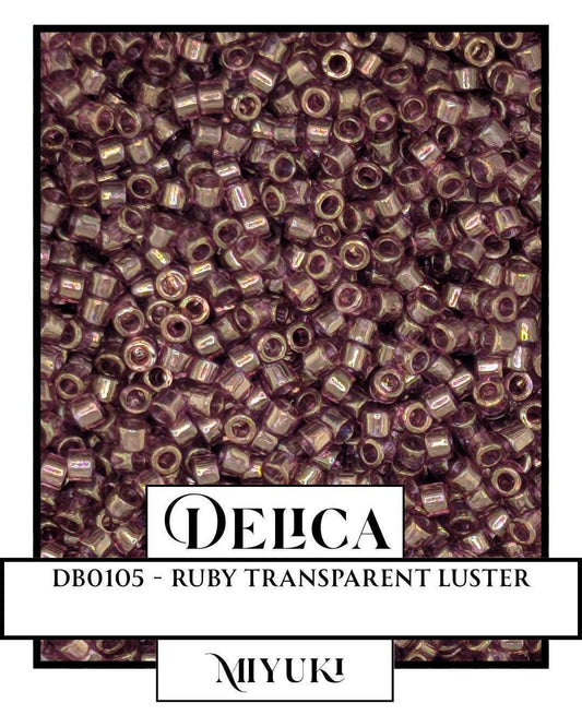 Miyuki Delica Beads - Ruby 11/0 Seed Bead Package | Japanese Glass Beads 7g