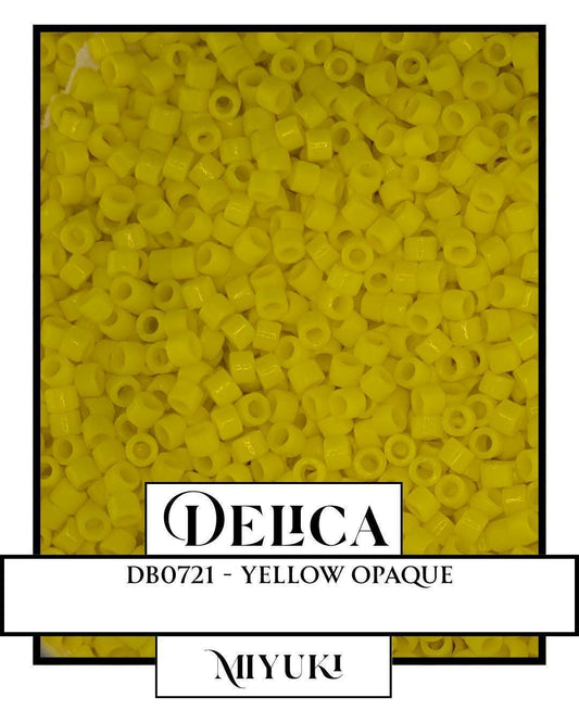 Miyuki Delica Beads - High Quality Yellow Seed Beads 11/0 With Resealable Bag
