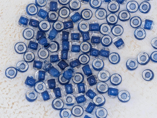 Translucent Cobalt Seed Beads – Japanese 6/0 Frosted Beads for Jewelry Making
