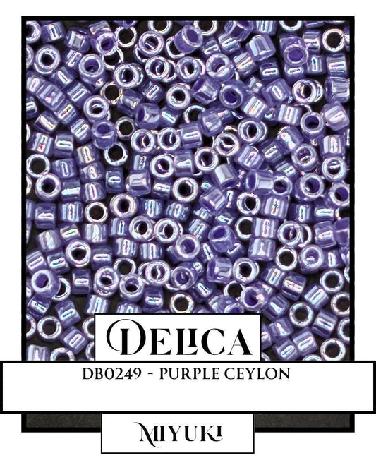 Miyuki Delica Beads - Genuine Japanese Glass Seed Beads 11/0 Size, 7g Package