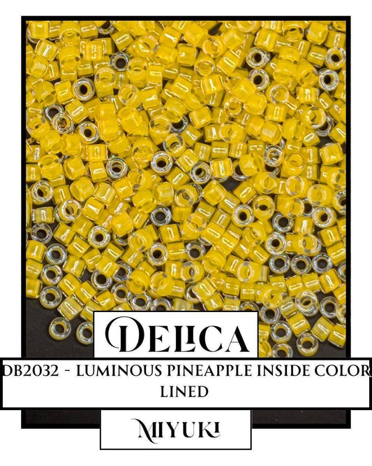 Miyuki Delica Beads - Luminous Pineapple 11/0 Japanese Glass Seed Beads 7g
