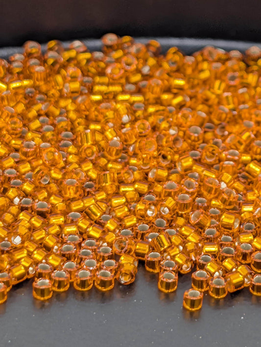 Miyuki Delica Beads - Orange Bead Tubes 7g Pack | Premium Seed Beads for Bead Weaving