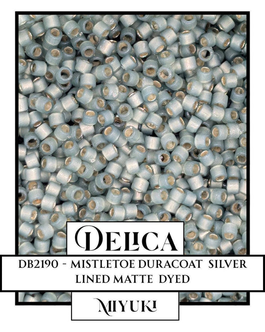 Miyuki Delica Beads Mistletoe Color – Uniform Size 11/0 Glass Seed Beads – 7g