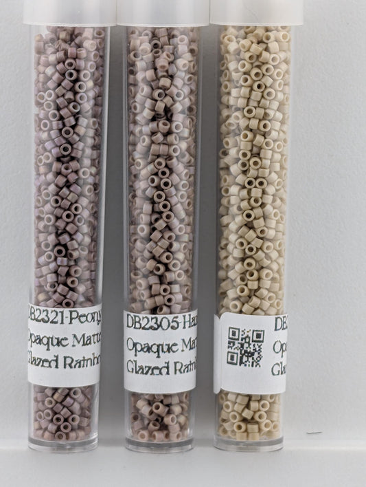 Miyuki Delica Beads - Desert Bloom Matte Opaque Rainbow Seed Bead Palette 11/0