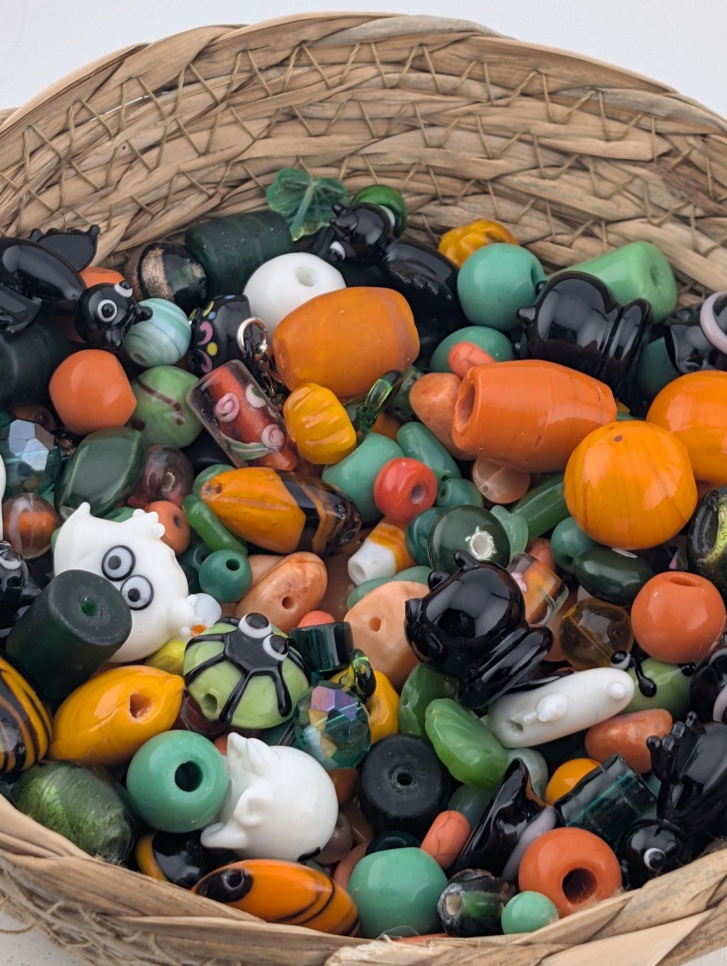 Exclusive "Witches Brew" Glass Bead Soup: DIY Jewelry Making Supplies (56g Pkg)