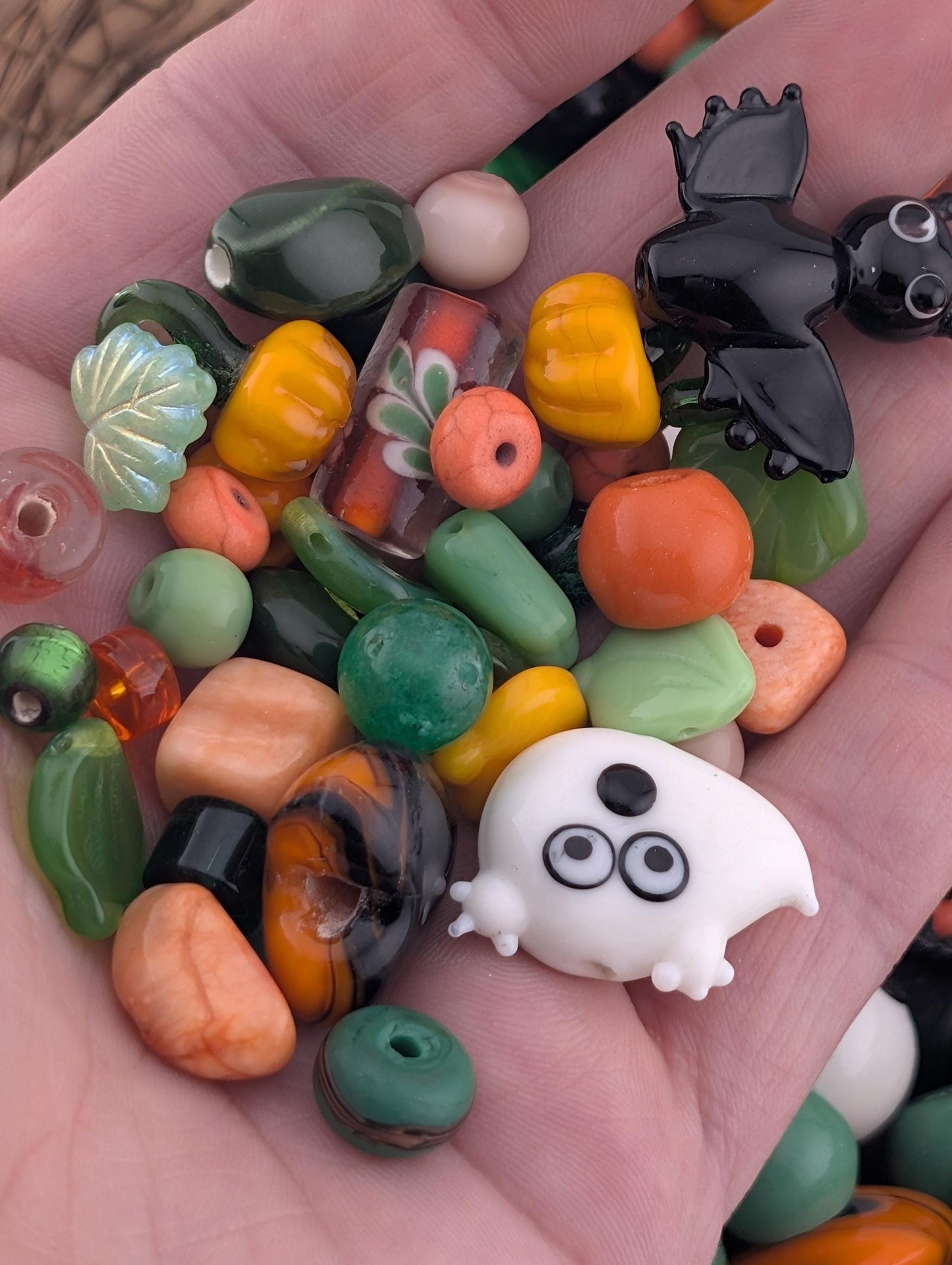 Exclusive "Witches Brew" Glass Bead Soup: DIY Jewelry Making Supplies (56g Pkg)